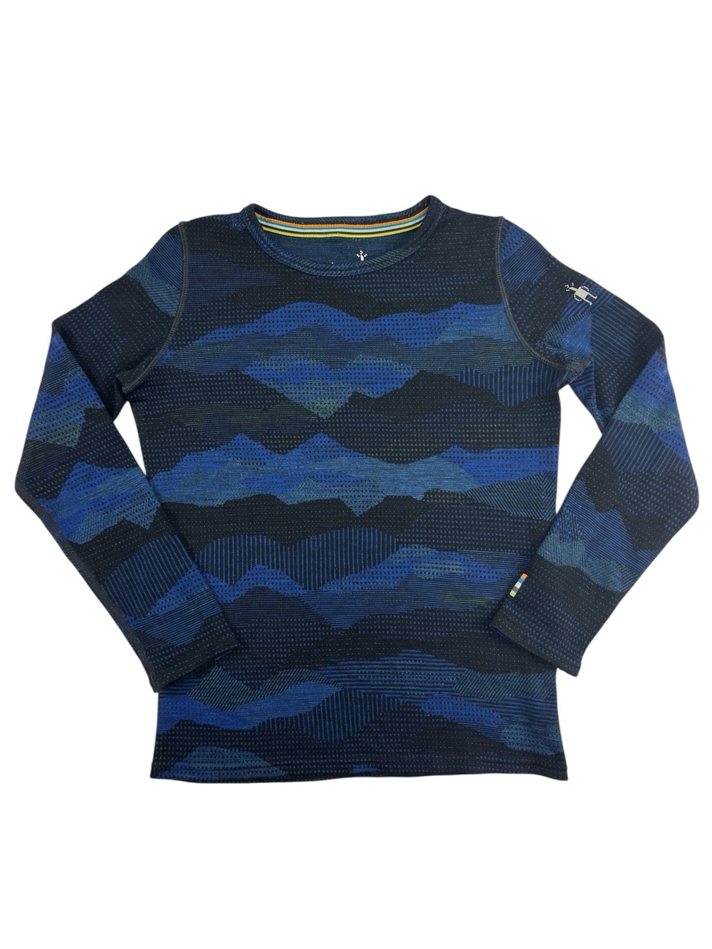 Smartwool Kids Classic Merino Base Layer Crew Long Sleeve Shirt Size S (6-8 yrs)